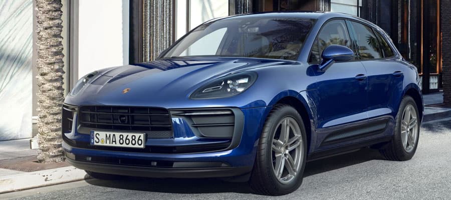 Blue 2026 Porsche Macan Luxury SUV